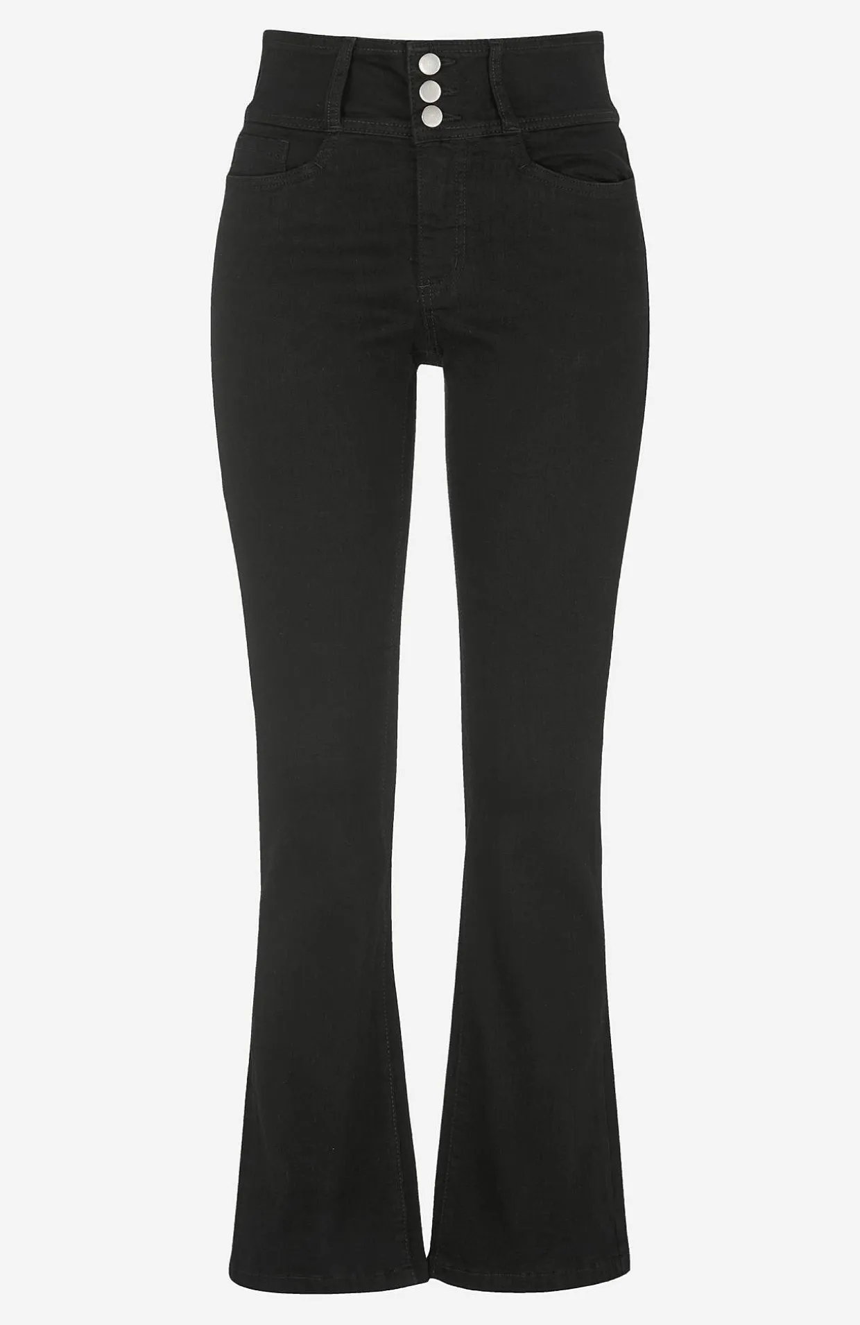 Bootcut-farkkut korkealla vyötäröllä - pituus Jennifer