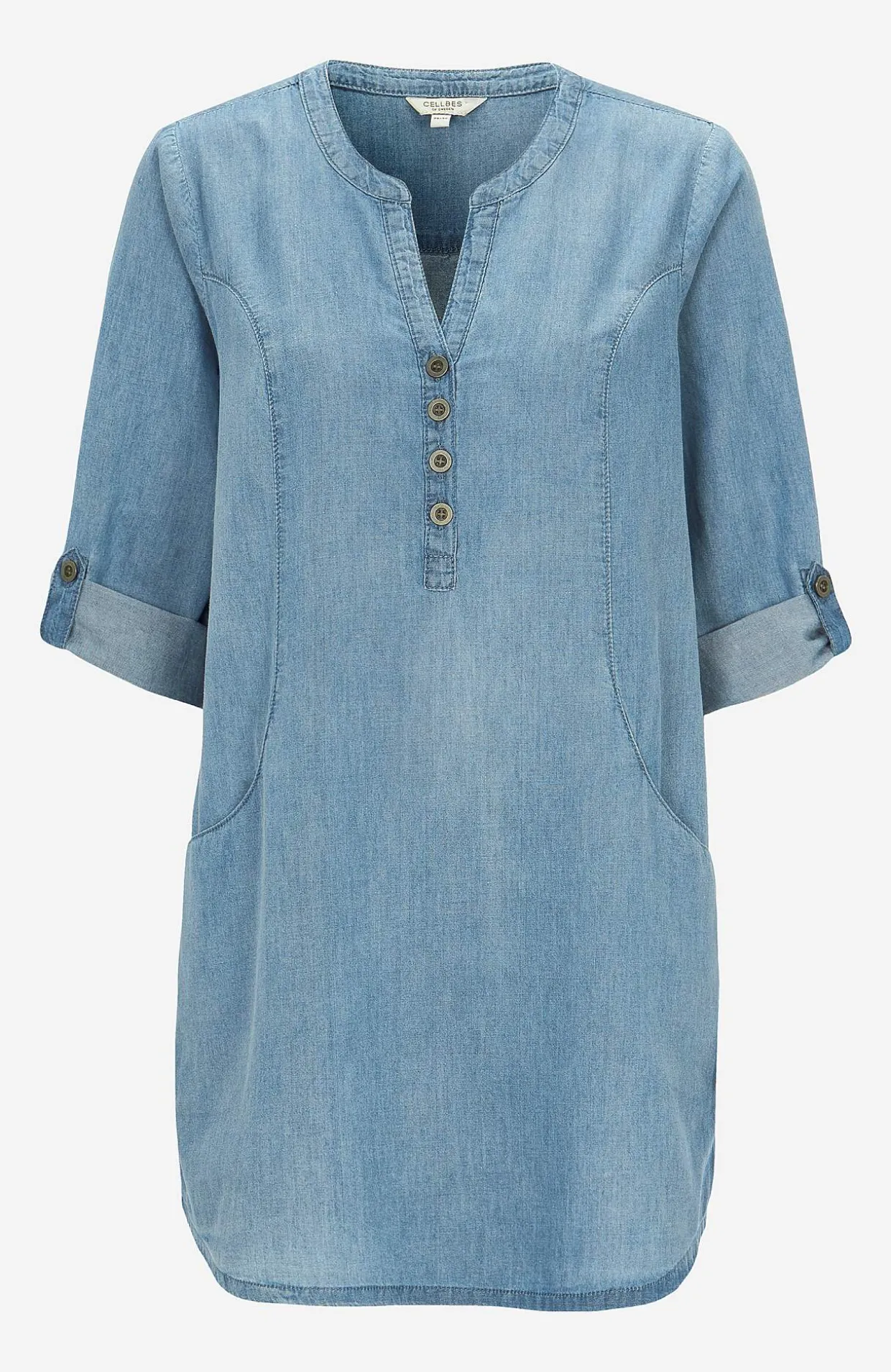 Denimtunika taskuilla