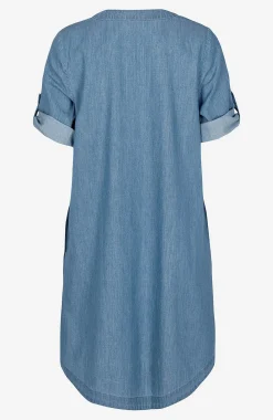 Farkkumekko pehmeä pestystä denimistä