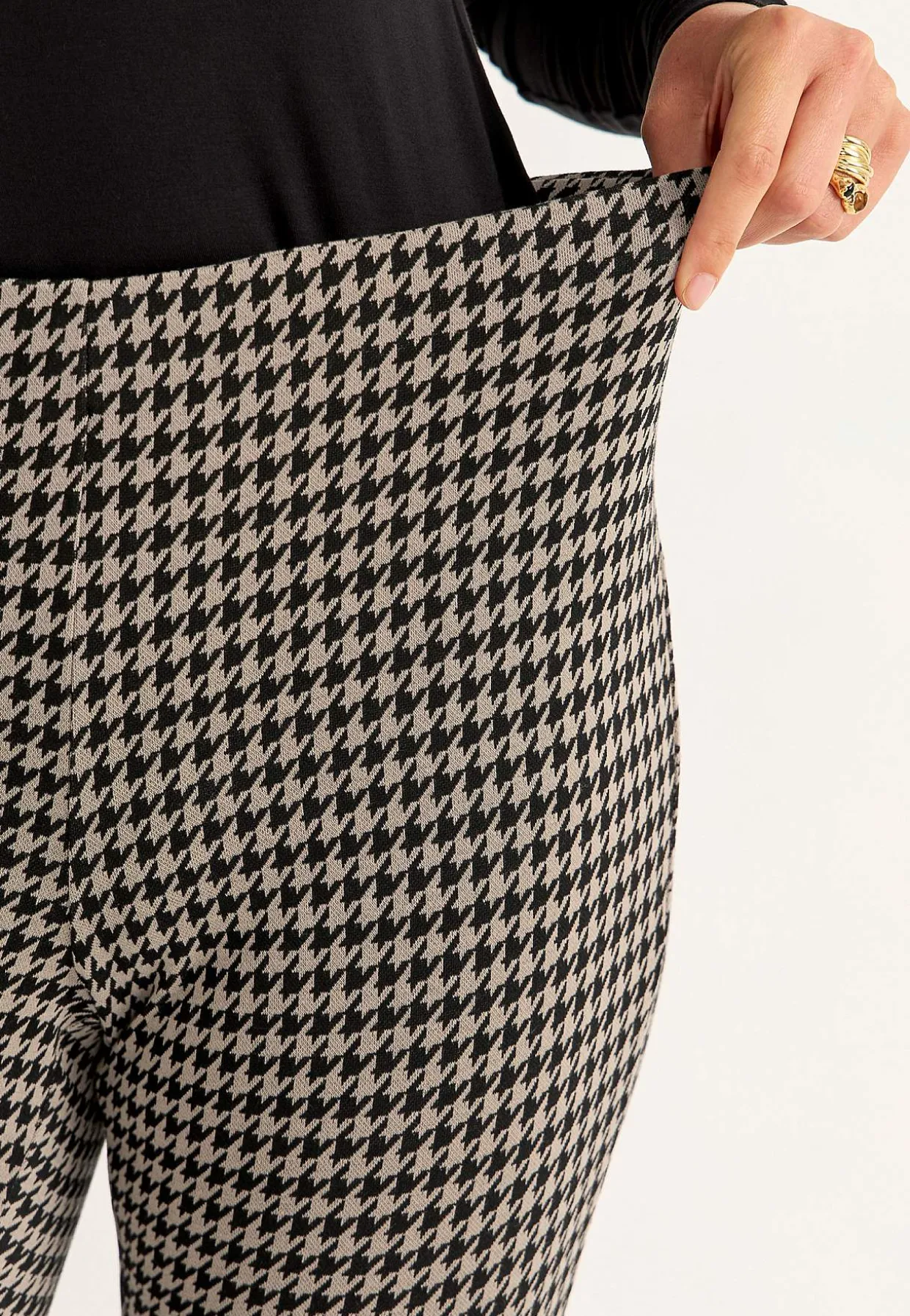 Jacquard-kuvioiset leggingsit