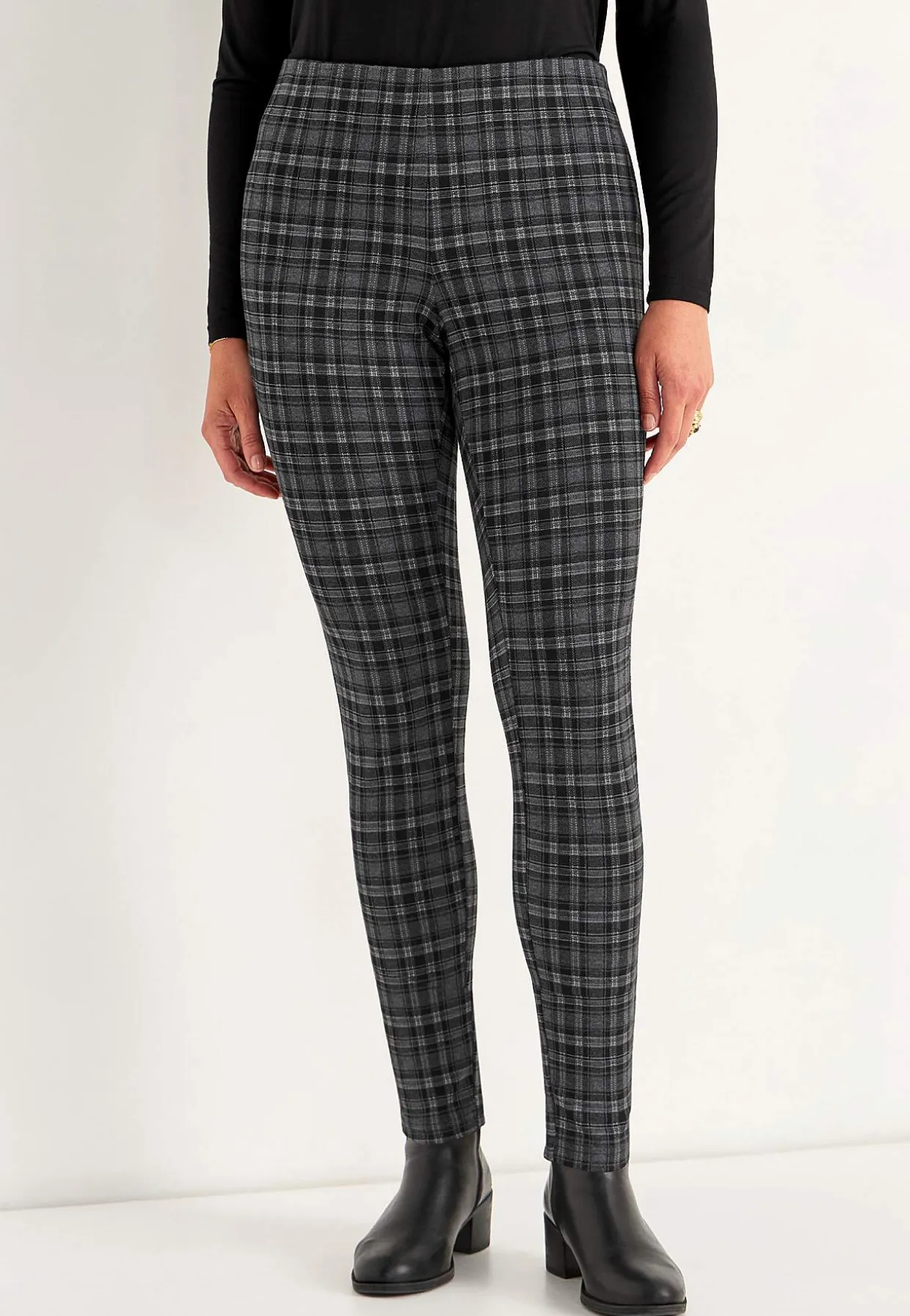 Jacquard-kuvioiset leggingsit