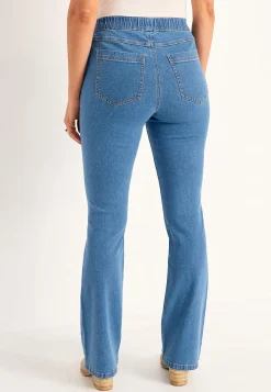 Joustavat, bootcut jeggingsit - pituus
