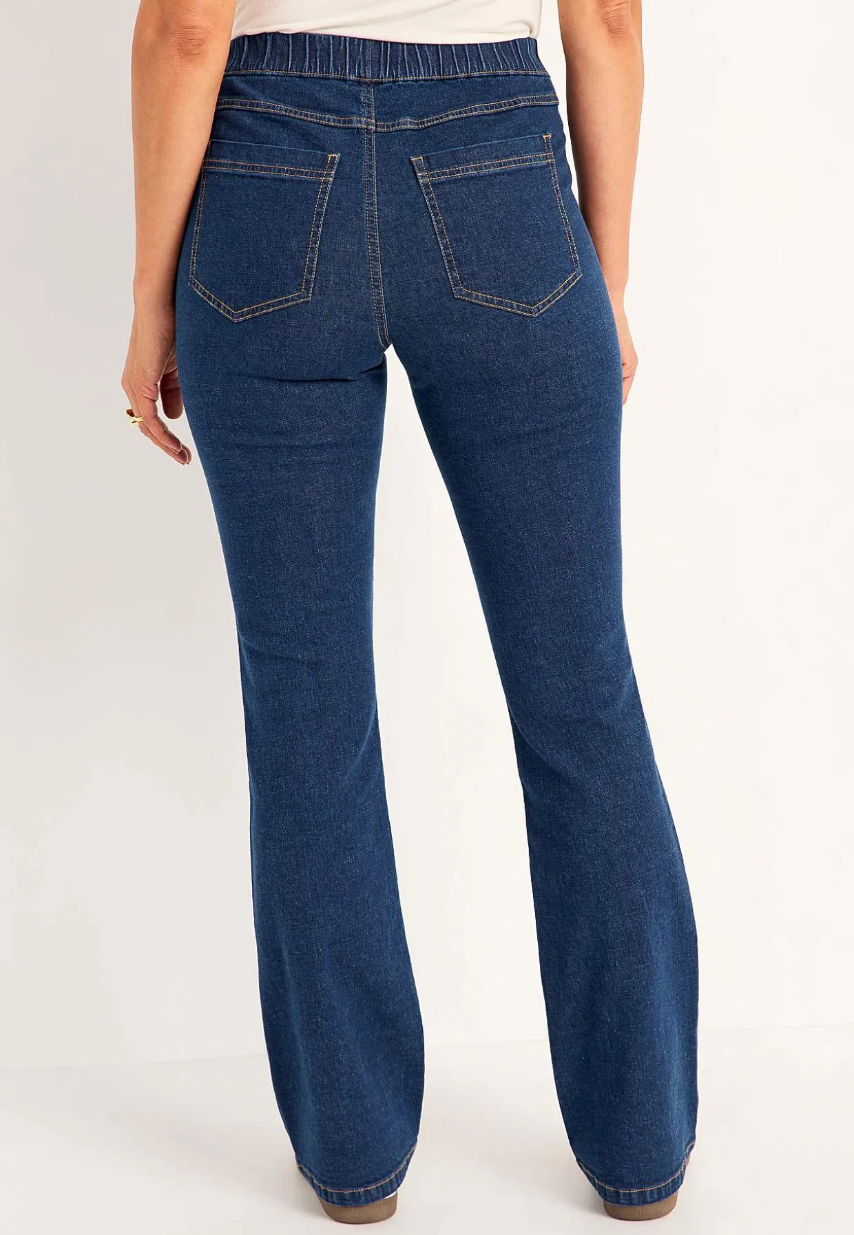 Joustavat, bootcut jeggingsit - pituus