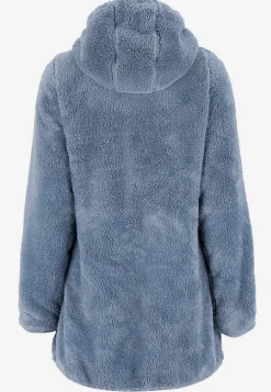 Kodikas fleece-takki hupulla