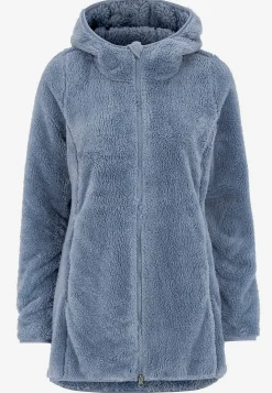 Kodikas fleece-takki hupulla