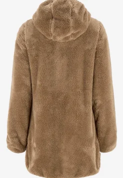 Kodikas fleece-takki hupulla