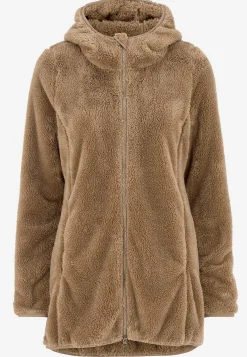 Kodikas fleece-takki hupulla