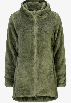 Kodikas fleece-takki hupulla
