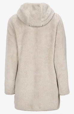 Kodikas fleece-takki hupulla