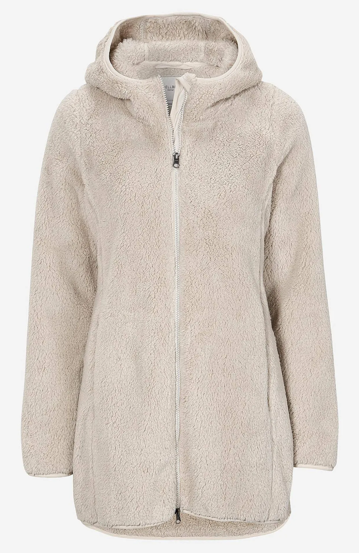 Kodikas fleece-takki hupulla