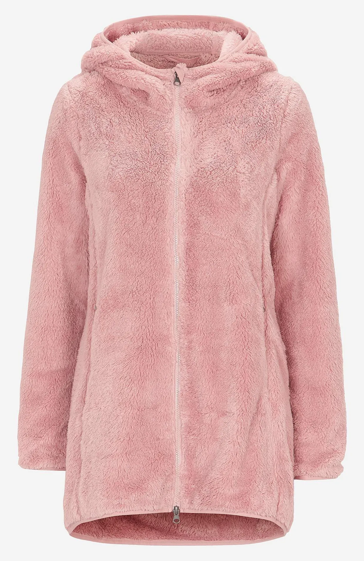 Kodikas fleece-takki hupulla
