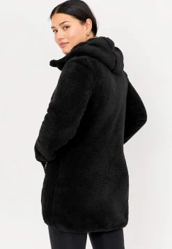 Kodikas fleece-takki hupulla