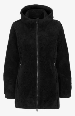 Kodikas fleece-takki hupulla