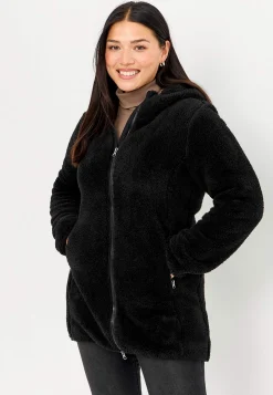 Kodikas fleece-takki hupulla