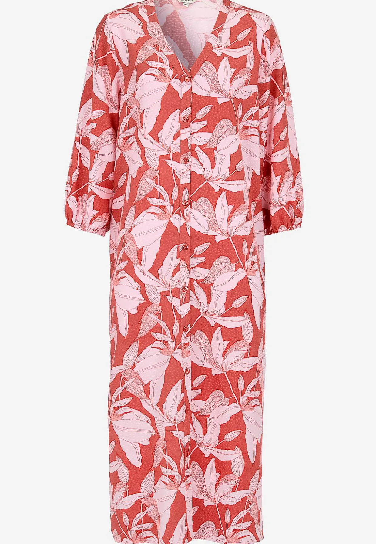 Kudottu mekko taskuilla