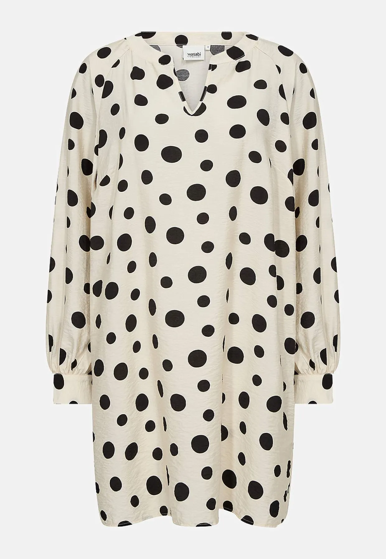 Kudottu, pilkullinen tunika