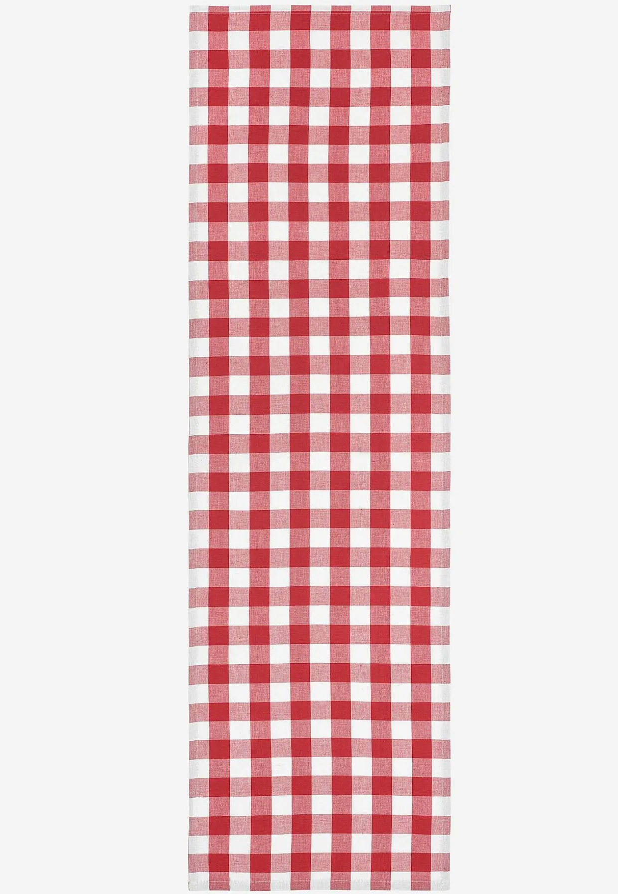 Kudottu, ruudullinen kaitaliina