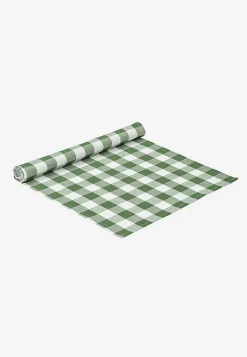 Kudottu, ruudullinen kaitaliina