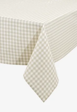 Kudottu, ruudullinen pöytäliina