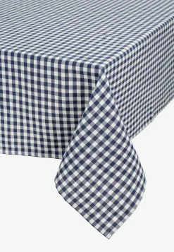 Kudottu, ruudullinen pöytäliina