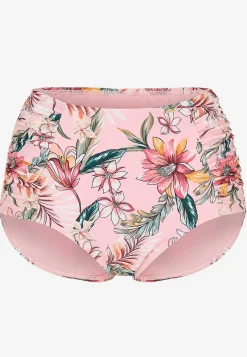 Kukkakuvioinen bikinin alaosa korkealla vyötäröllä Honolulu