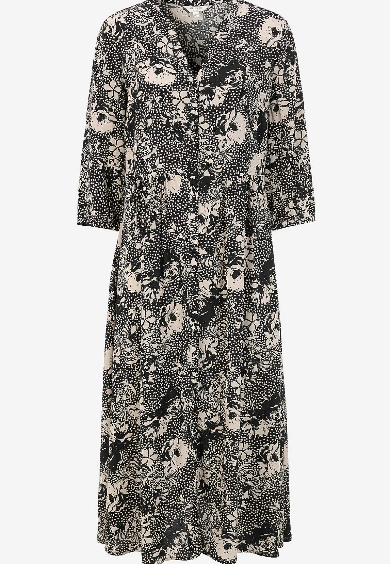 Kukkakuvioinen mekko viskoosista