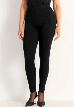 Leggingsit rakennekuviolla