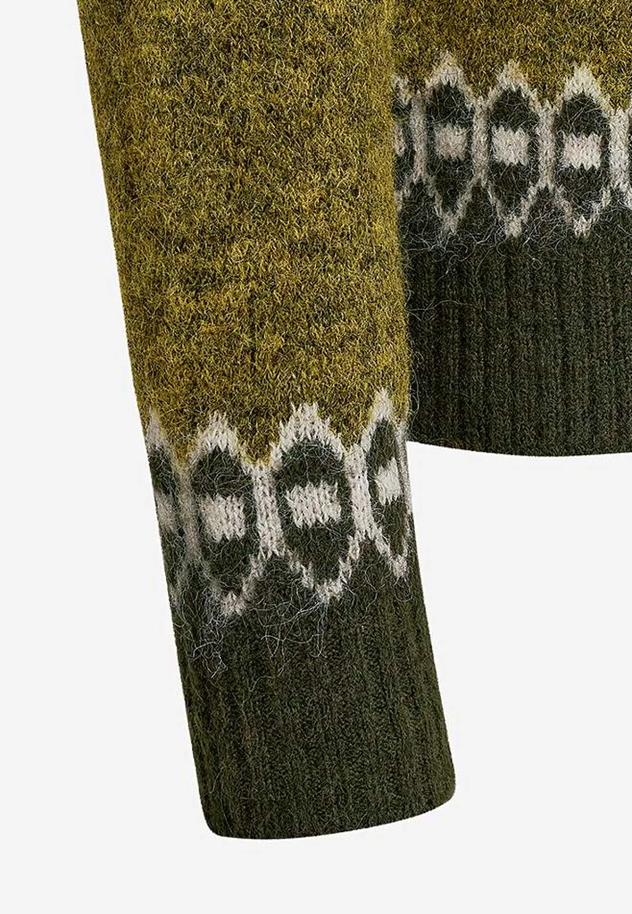 Neulepusero jacquard-kuviolla