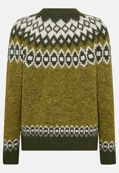 Neulepusero jacquard-kuviolla