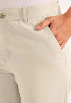 Nilkkapituiset housut pehmeästä puuvillatvillistä