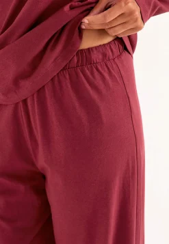 2-osainen pyjama pitsireunalla