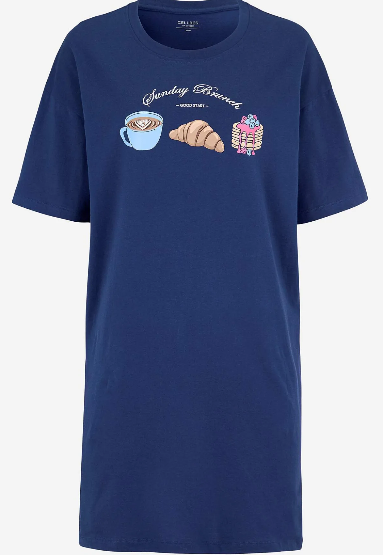 Pehmeä yömekko puuvillasta