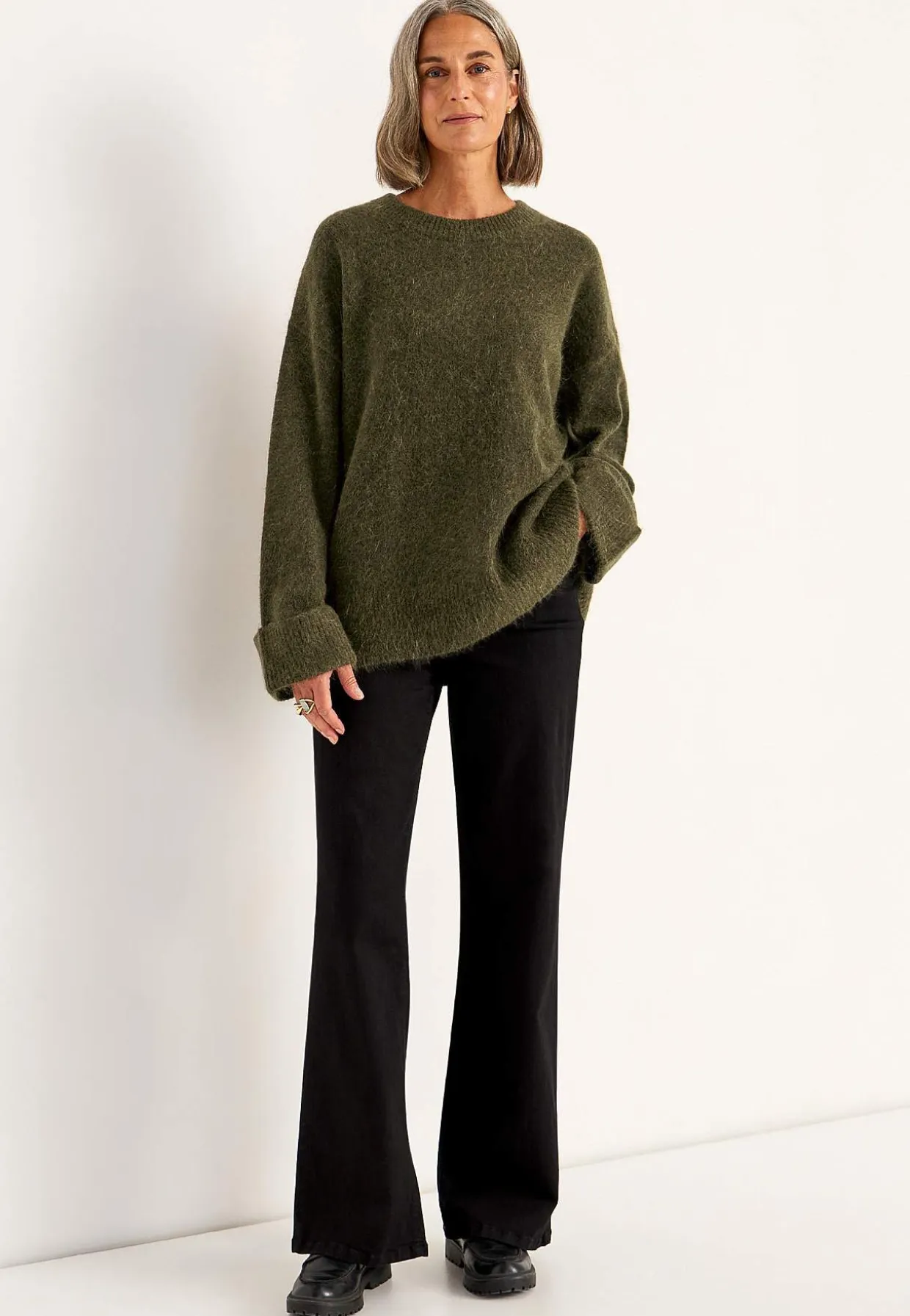 Pusero Premium mohair- ja villaseoksesta