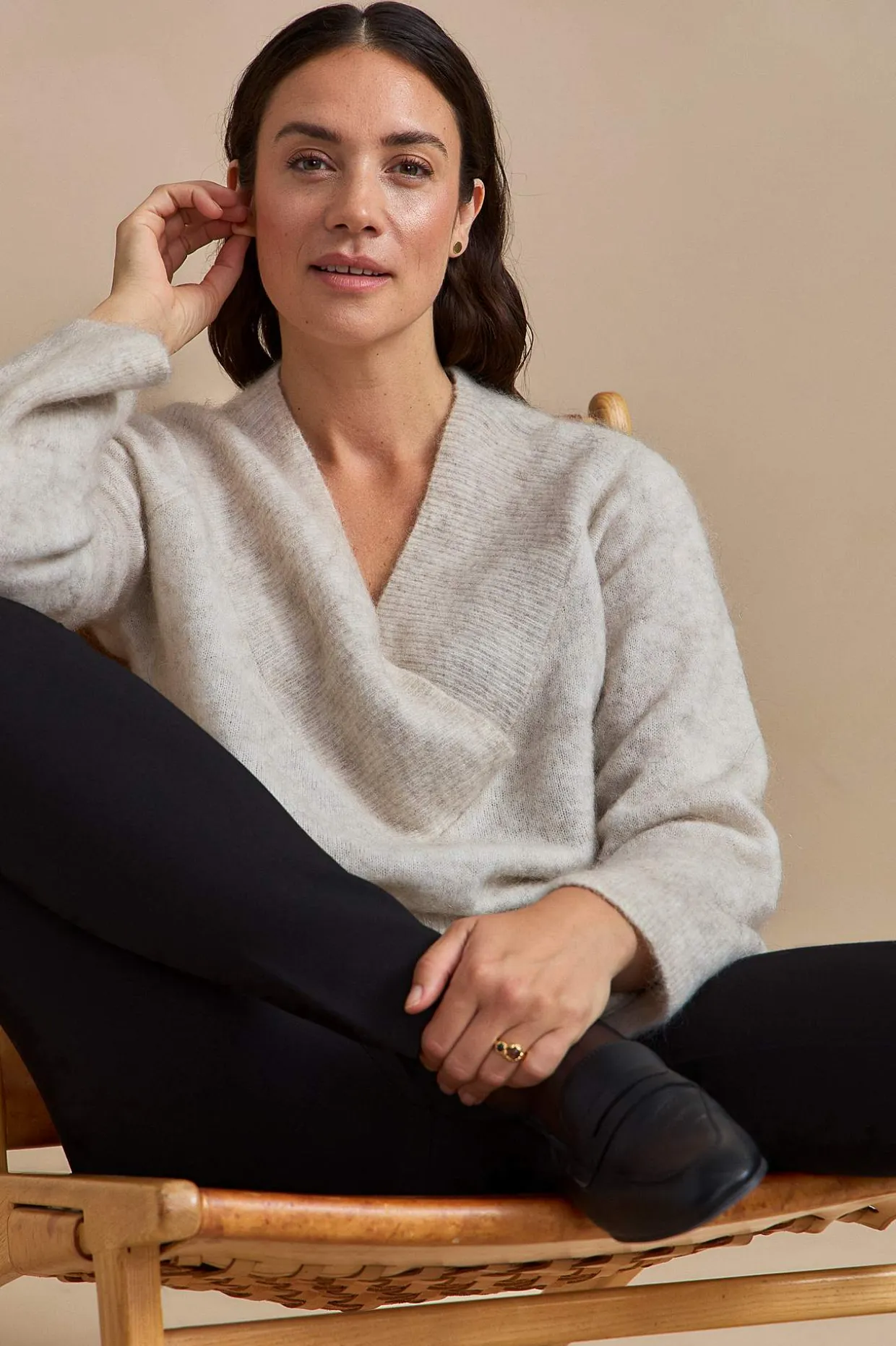 Pusero Premium mohair- ja villaseoksesta