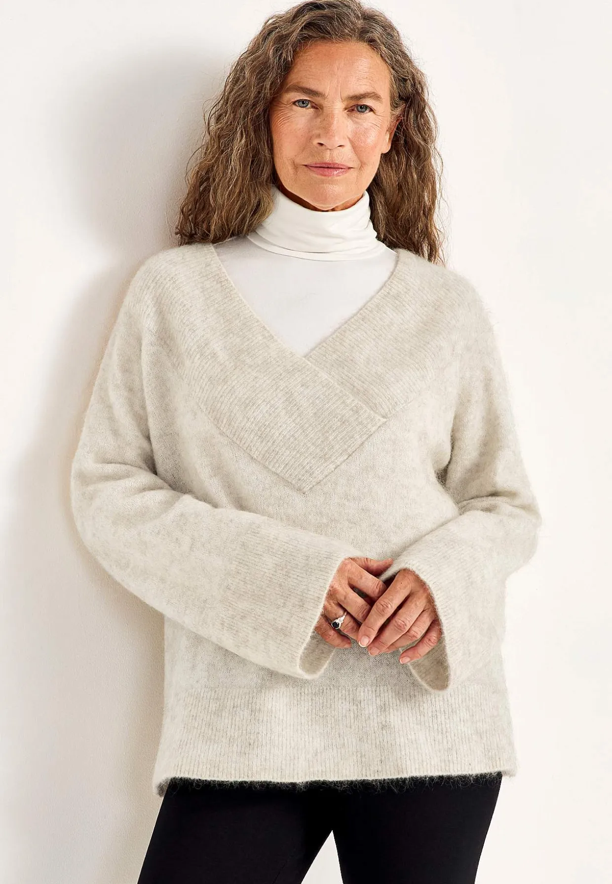 Pusero Premium mohair- ja villaseoksesta