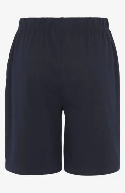 Pyjamasetti T-paidalla ja shortseilla