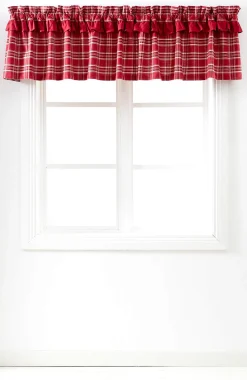 Ruudullinen jouluverho X-mas check