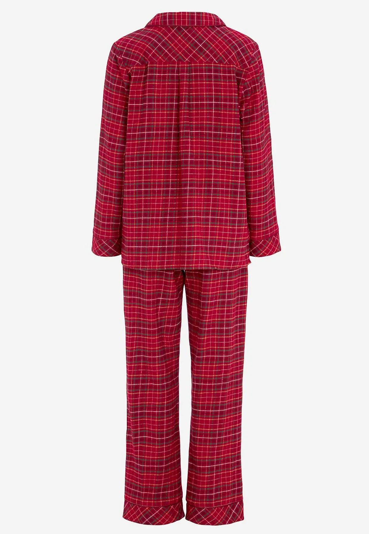 Ruudullinen pyjama flanellista