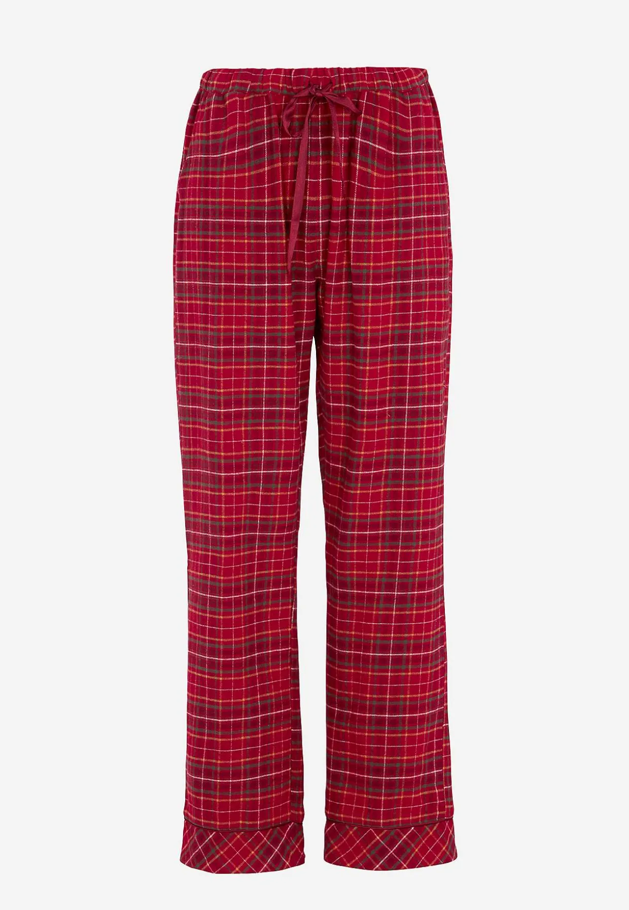 Ruudullinen pyjama flanellista