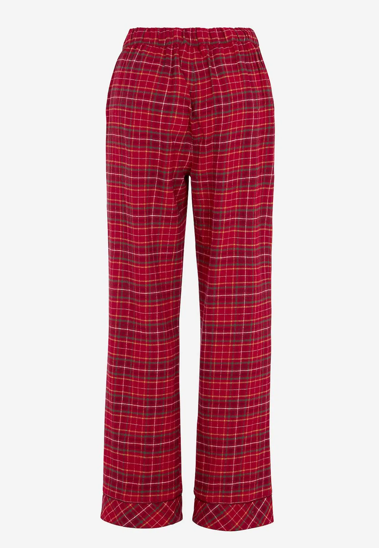 Ruudullinen pyjama flanellista