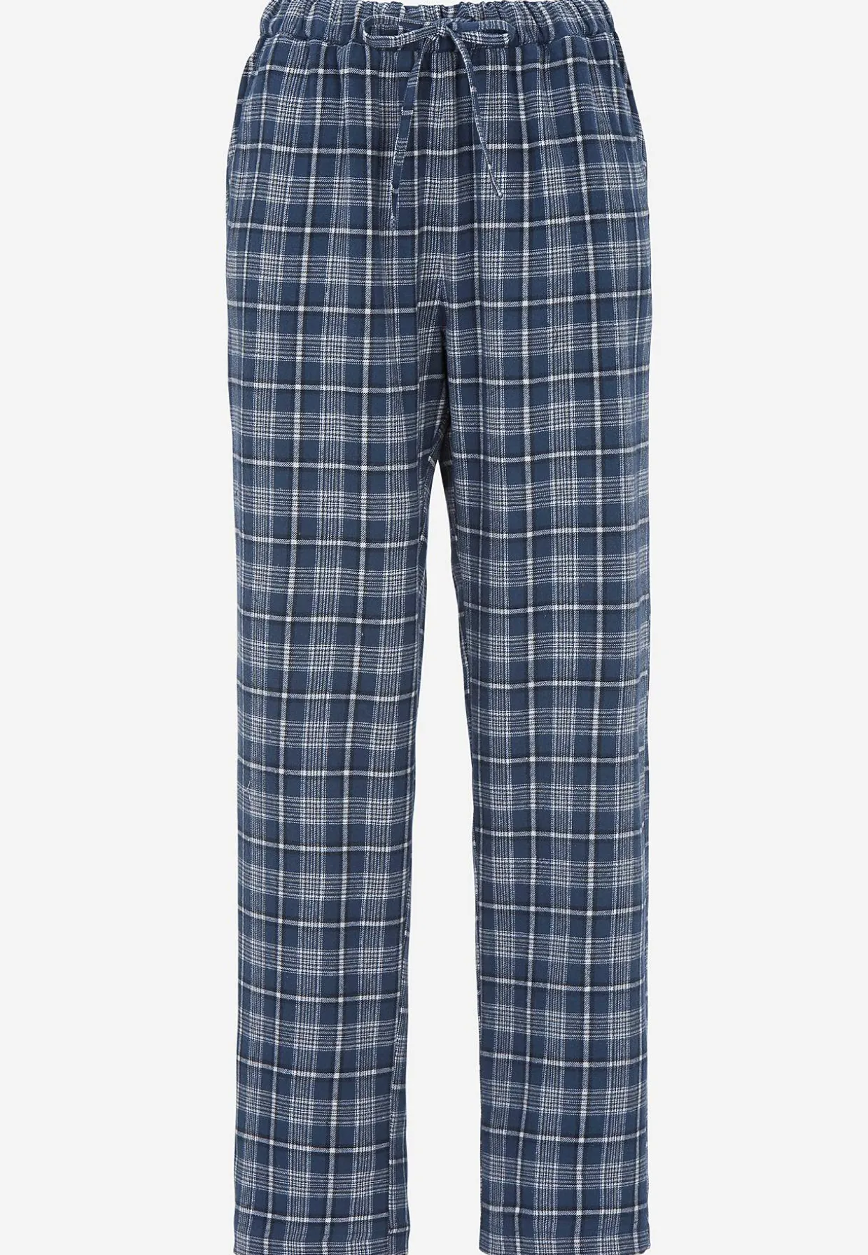 Ruudulliset pyjamahousut flanellista