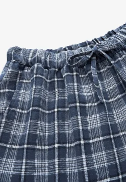 Ruudulliset pyjamahousut flanellista