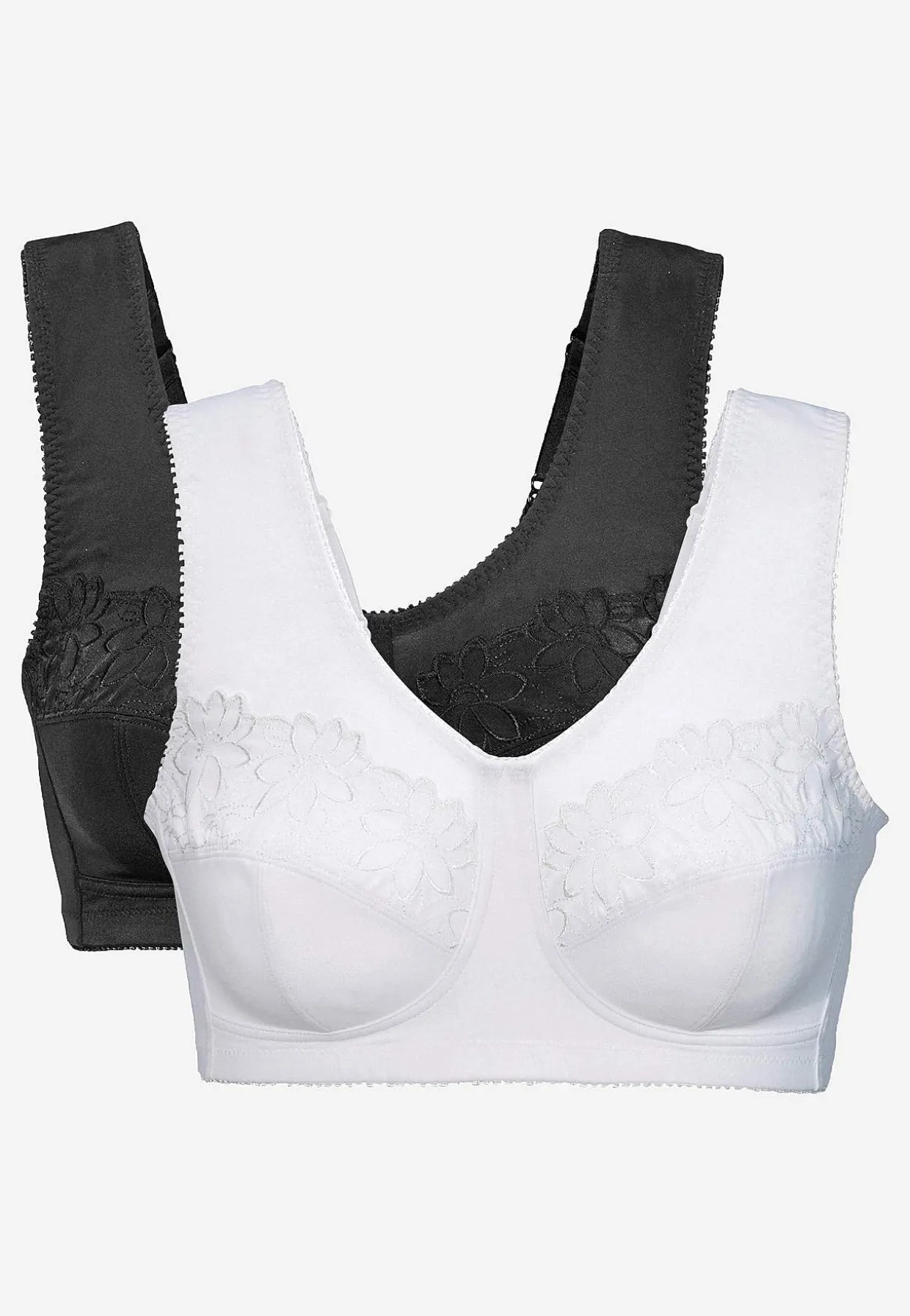 Soft-rintaliivi kirjailulla Lily 2 kpl/pakkaus