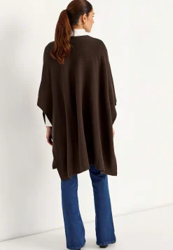 Tiheäsilmukkainen poncho