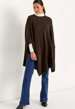 Tiheäsilmukkainen poncho