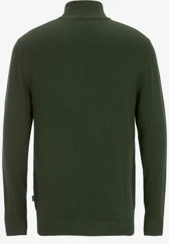 Tiheäsilmukkainen pusero vetoketjulla