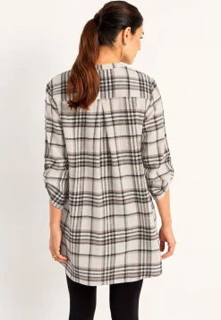Tunika flanellista taskuilla