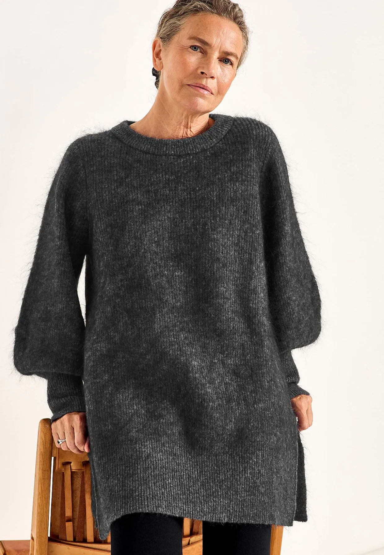 Tunika Premium mohair- ja villaseoksesta