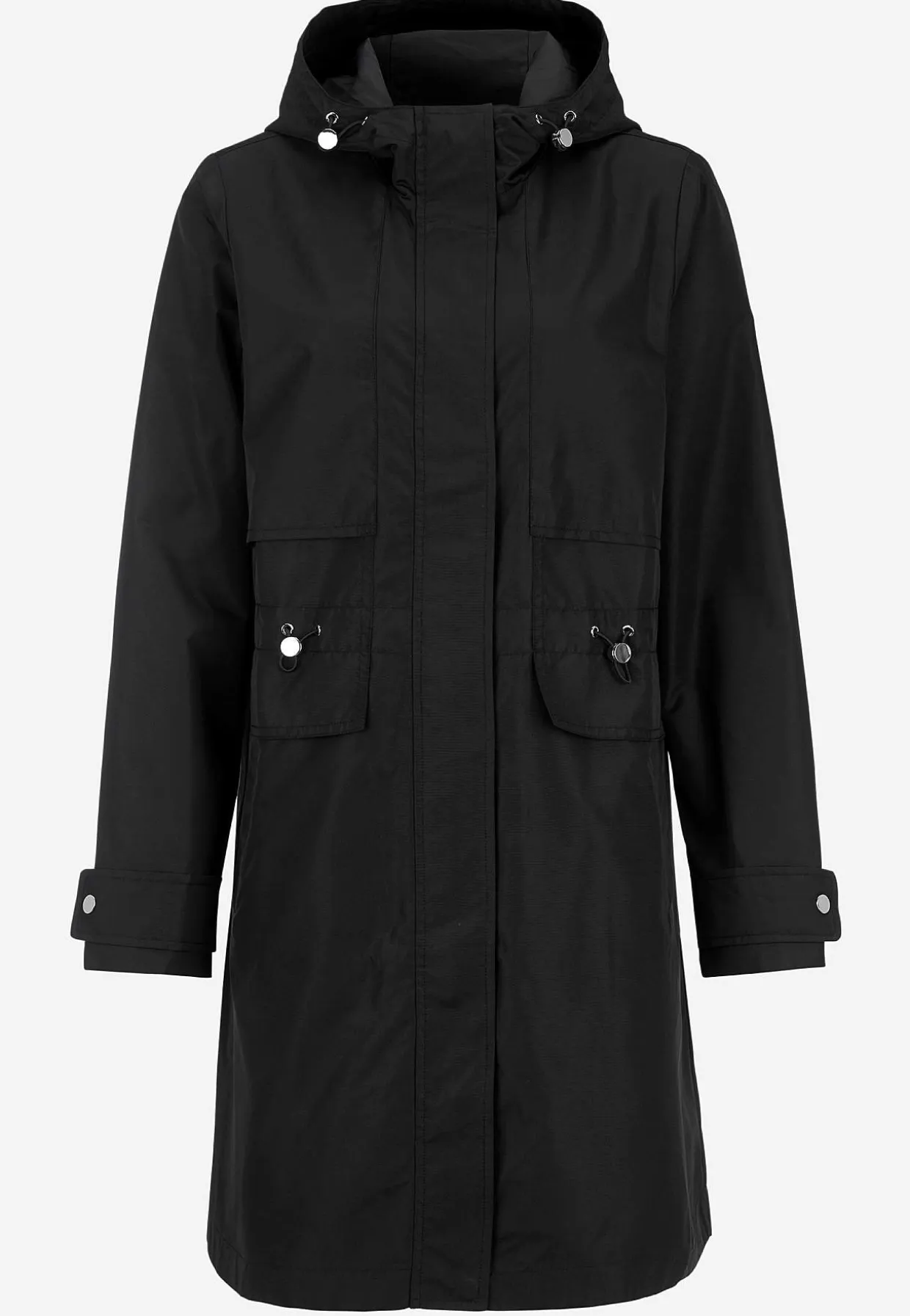 Tyylikäs, vuorattu parka